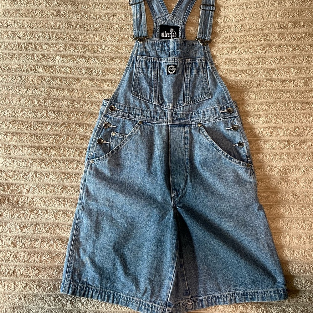 Vintage Levi's Blue Jean Shorts Overalls